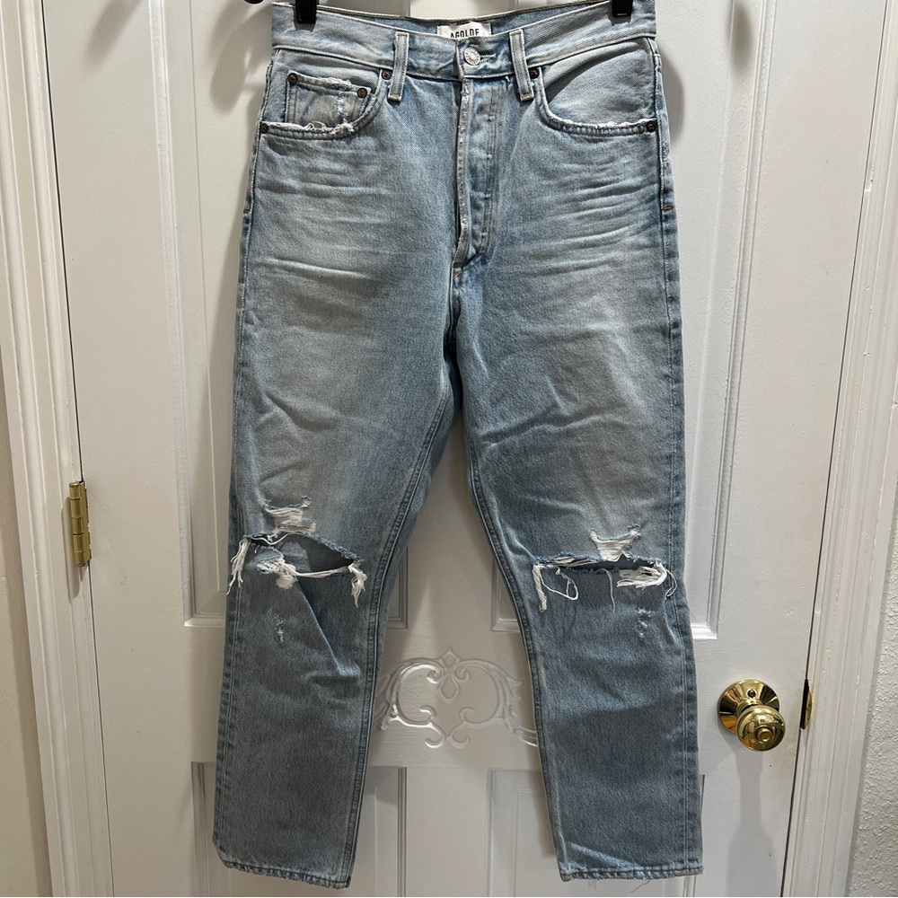 AGOLDE Riley High Rise Straight Crop Jean - Picture 4 of 9